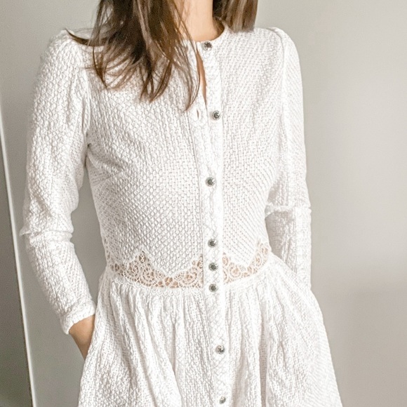 THE Kooples Button up lace layered dress - Picture 5 of 15